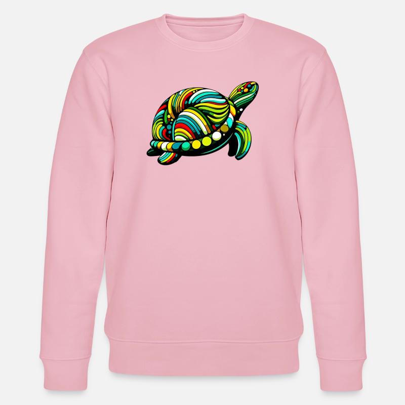 Schildkröte - Stanley/Stella Unisex Bio-Sweatshirt CHANGER  - Hellrosa