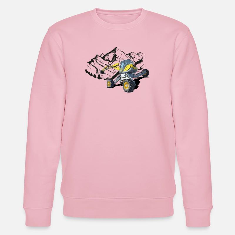 Pelle, pelle ambulante pour terrains difficiles - Sweat bio CHANGER Stanley/Stella Unisexe - rose pâle
