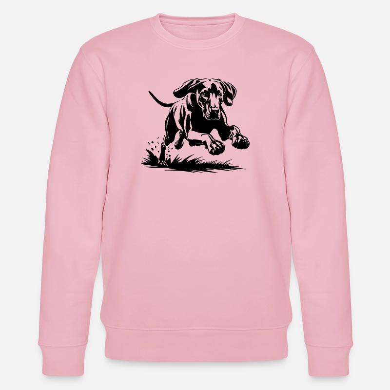 Weimaraner - Stanley/Stella Unisex Bio-Sweatshirt CHANGER  - Hellrosa