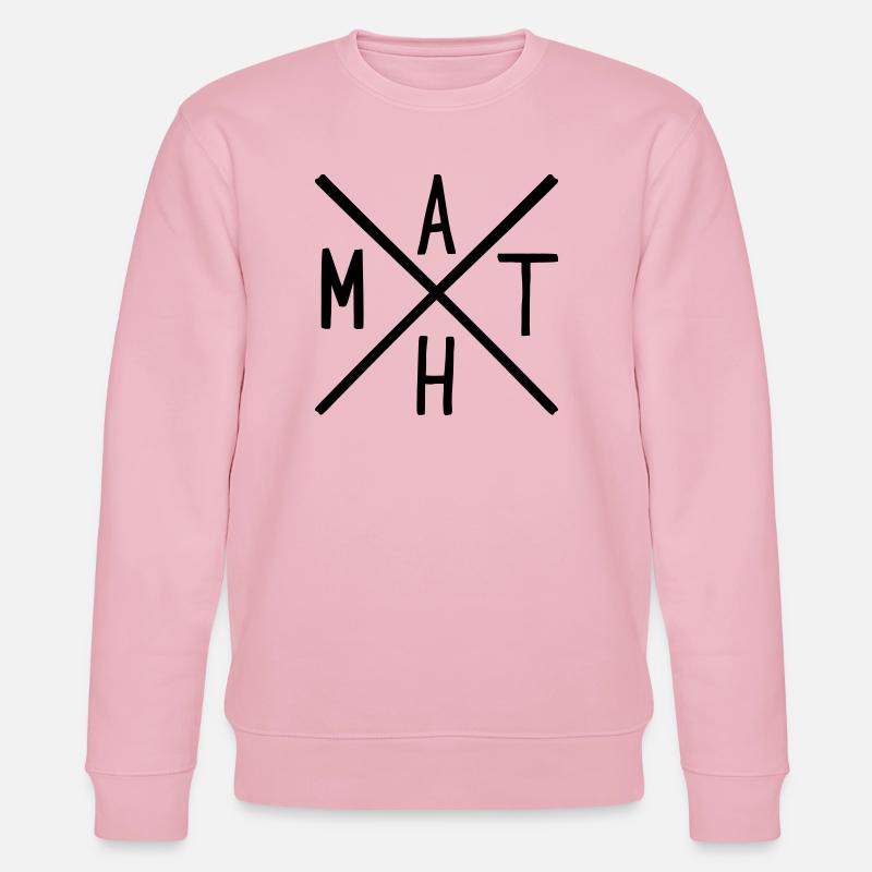 Mathe - Stanley/Stella Unisex Bio-Sweatshirt CHANGER  - Hellrosa