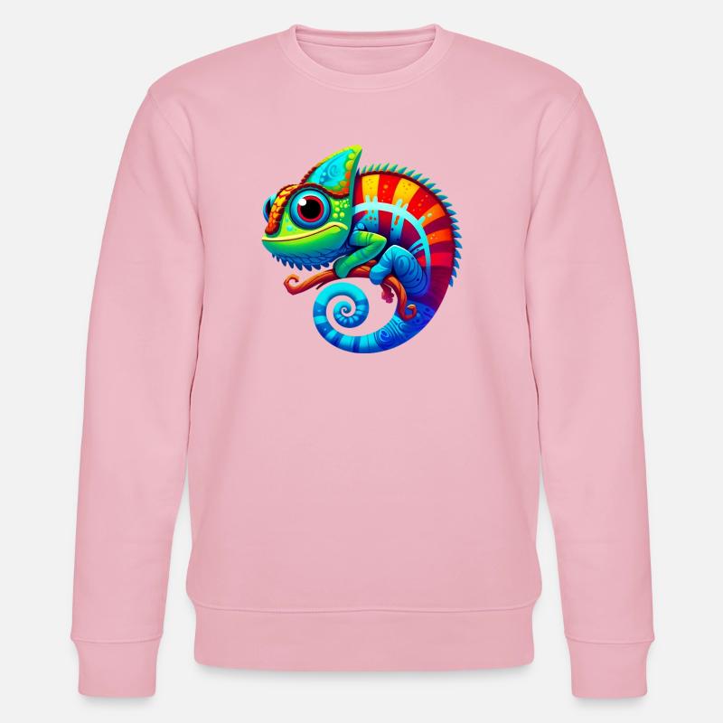 Chamäleon - Stanley/Stella Unisex Bio-Sweatshirt CHANGER  - Hellrosa