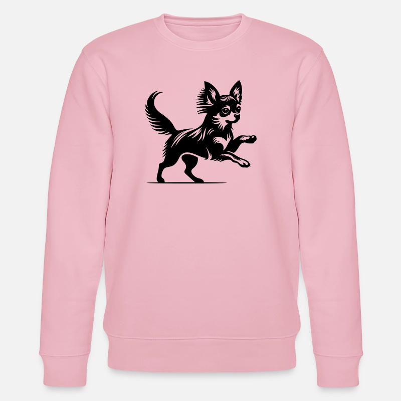 Chihuahua - Stanley/Stella Unisex Bio-Sweatshirt CHANGER  - Hellrosa