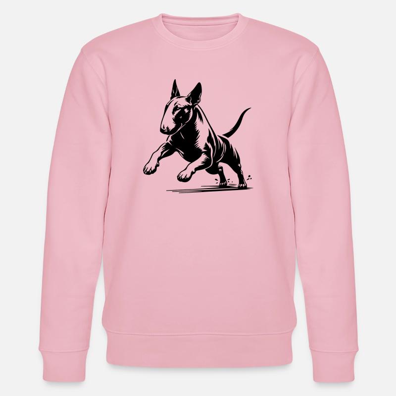 Bullterrier - Stanley/Stella Unisex Bio-Sweatshirt CHANGER  - Hellrosa