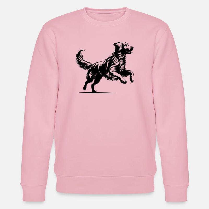 Golden Retriever - Stanley/Stella Unisex Bio-Sweatshirt CHANGER  - Hellrosa