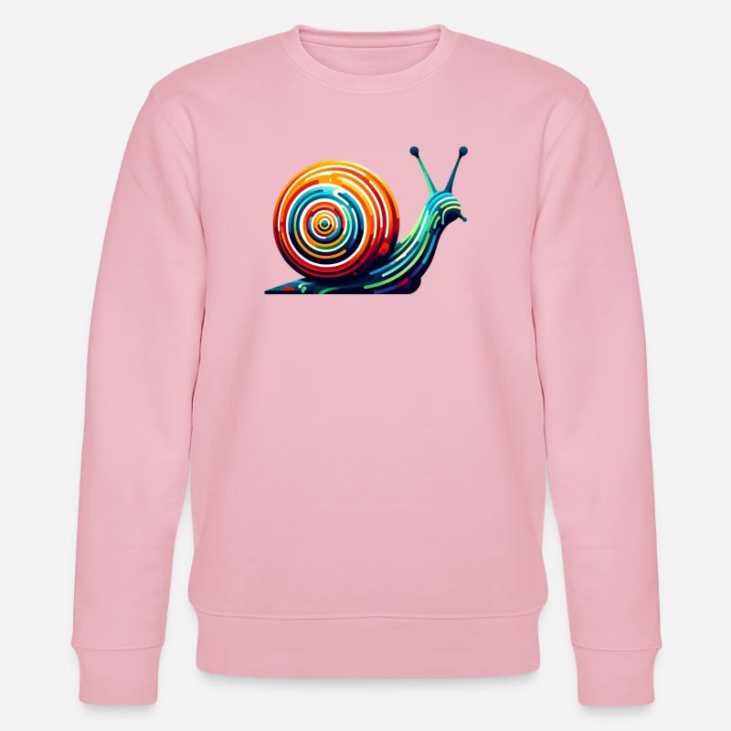 Escargot - Sweat bio CHANGER Stanley/Stella Unisexe - rose pâle