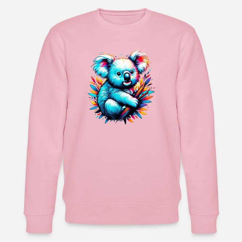 Koala - Stanley/Stella Unisex Bio-Sweatshirt CHANGER  - Hellrosa
