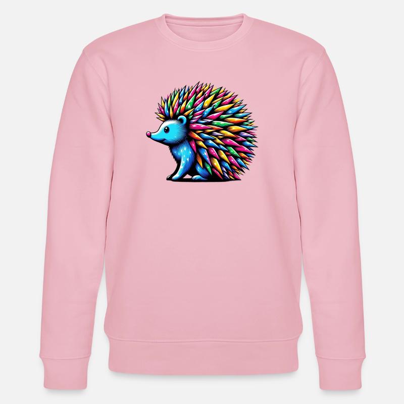 Hérisson - Sweat bio CHANGER Stanley/Stella Unisexe - rose pâle