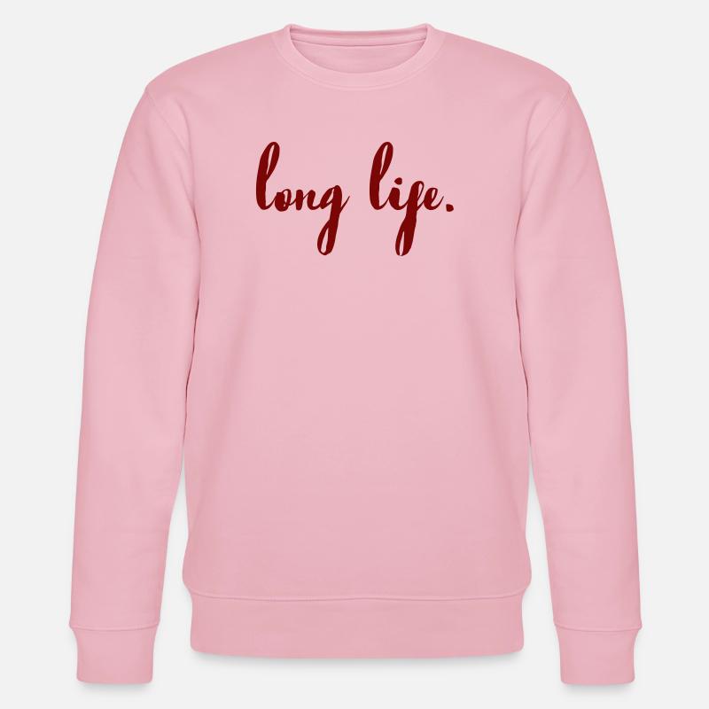 Langlebiges Skript - Stanley/Stella Unisex Bio-Sweatshirt CHANGER  - Hellrosa