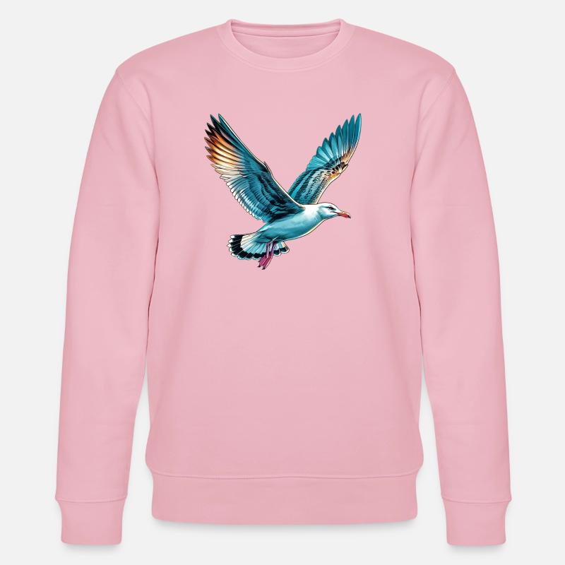 Möwe - Stanley/Stella Unisex Bio-Sweatshirt CHANGER  - Hellrosa
