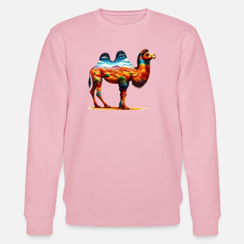 Kamel - Stanley/Stella Unisex Bio-Sweatshirt CHANGER  - Hellrosa