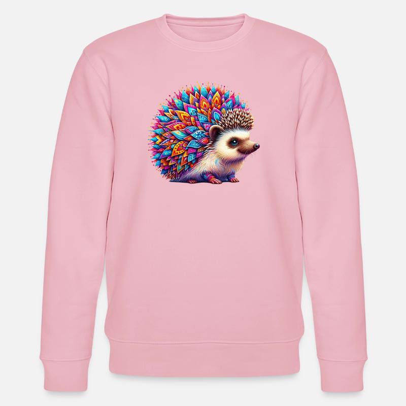 Igel - Stanley/Stella Unisex Bio-Sweatshirt CHANGER  - Hellrosa