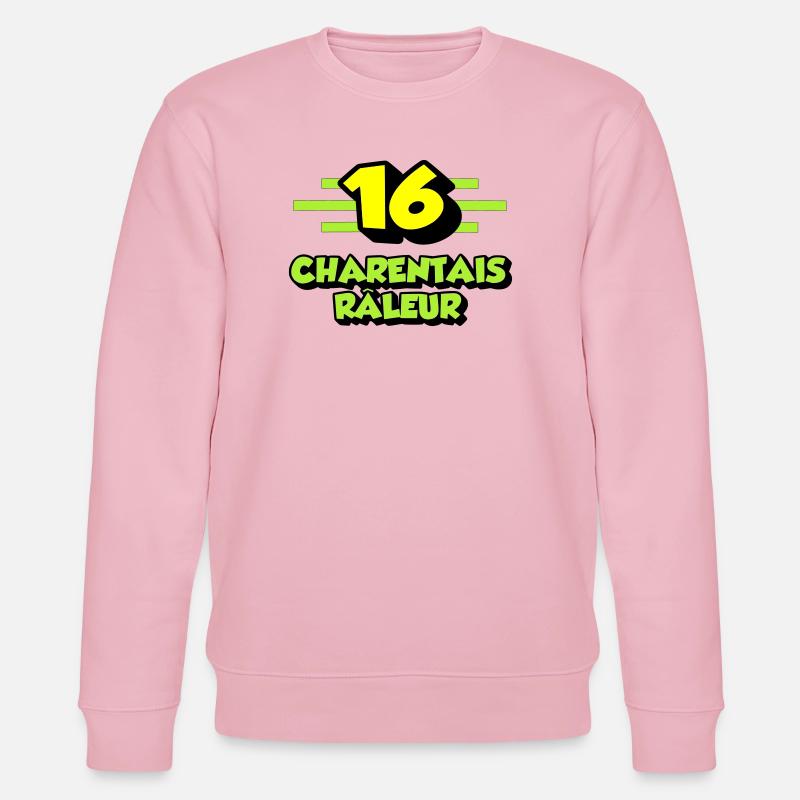Beschwerdende Charentais - Stanley/Stella Unisex Bio-Sweatshirt CHANGER  - Hellrosa