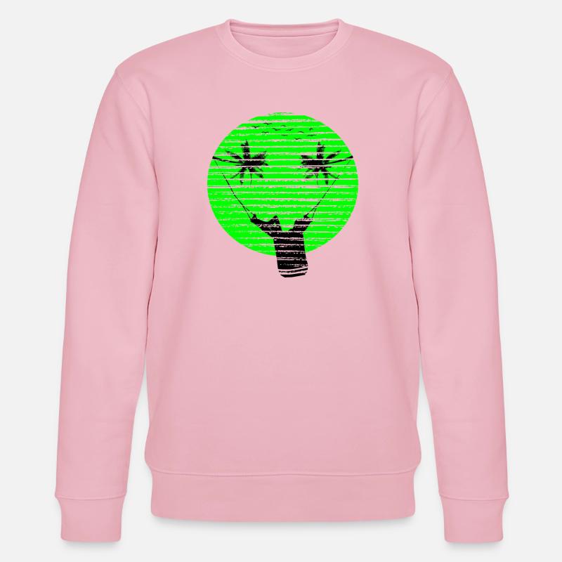 SMILEY-URLAUB - Stanley/Stella Unisex Bio-Sweatshirt CHANGER  - Hellrosa