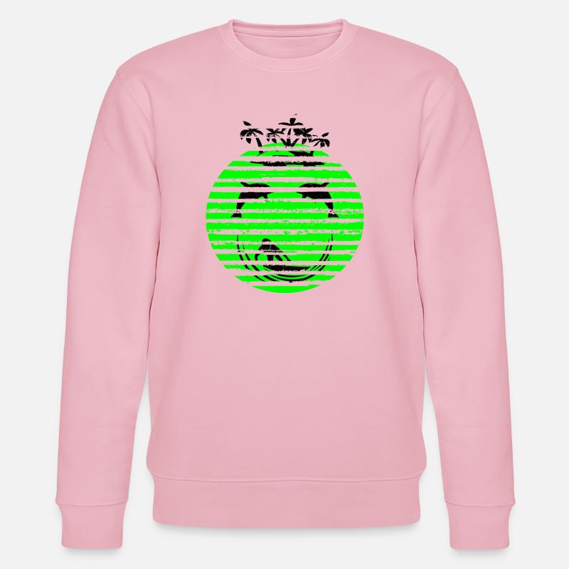 SMILEY Delfin - Stanley/Stella Unisex Bio-Sweatshirt CHANGER  - Hellrosa