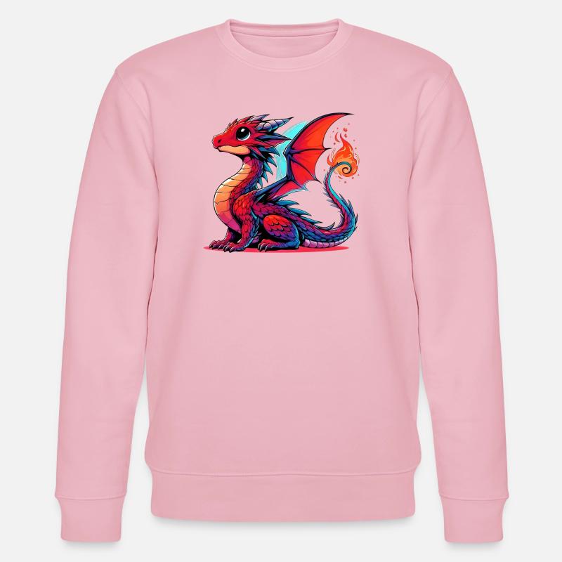 Dragon - Sweat bio CHANGER Stanley/Stella Unisexe - rose pâle