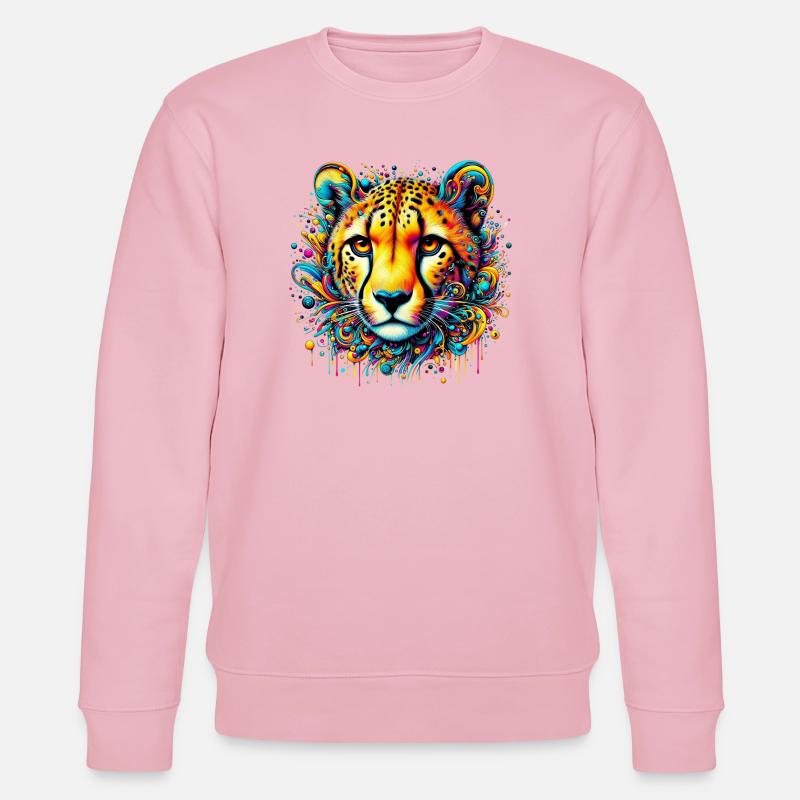 Gepard - Stanley/Stella Unisex Bio-Sweatshirt CHANGER  - Hellrosa