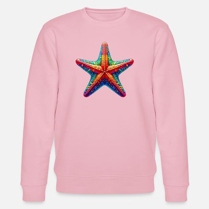Seestern - Stanley/Stella Unisex Bio-Sweatshirt CHANGER  - Hellrosa