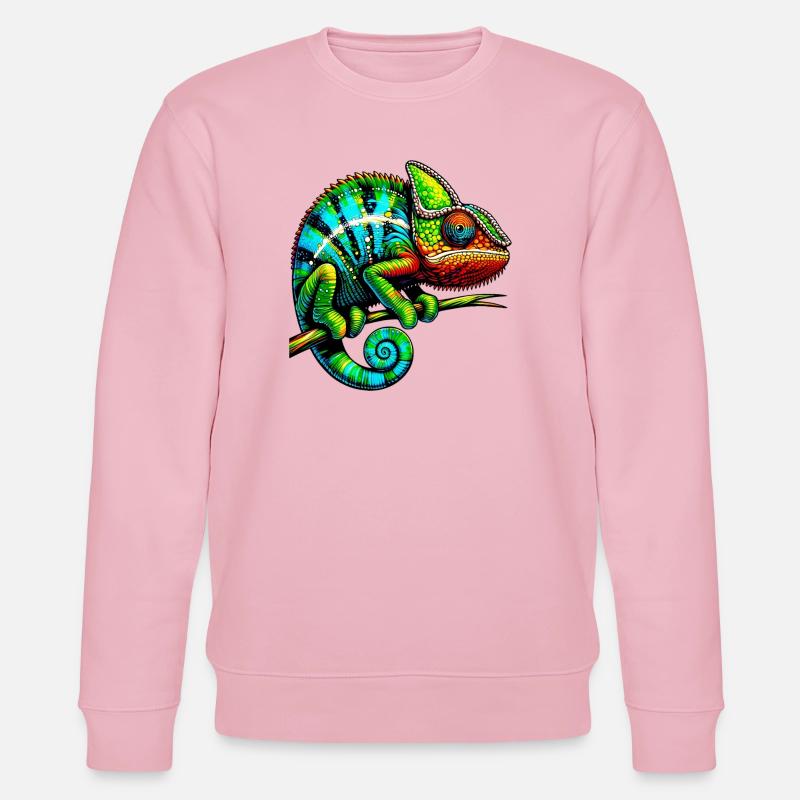 Chamäleon - Stanley/Stella Unisex Bio-Sweatshirt CHANGER  - Hellrosa