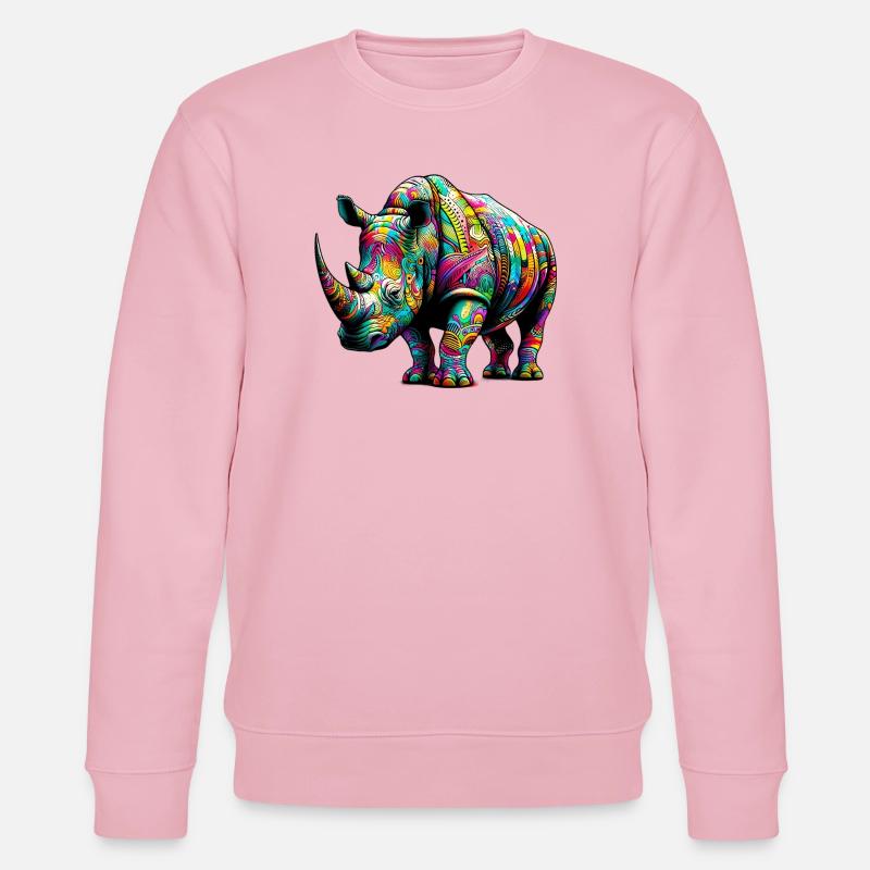 Nashorn - Stanley/Stella Unisex Bio-Sweatshirt CHANGER  - Hellrosa