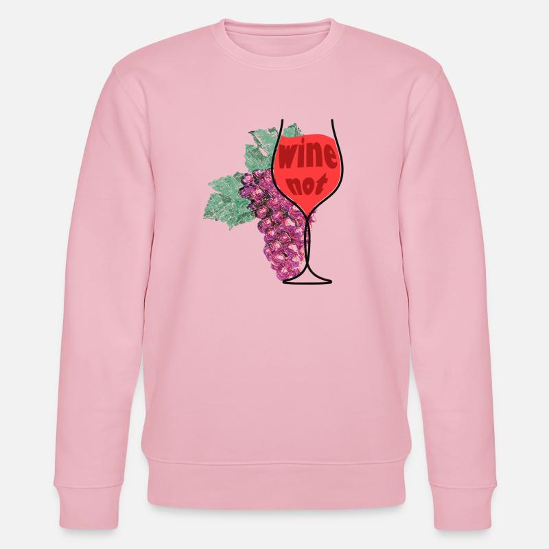 Wein & Traube - Stanley/Stella Unisex Bio-Sweatshirt CHANGER  - Hellrosa