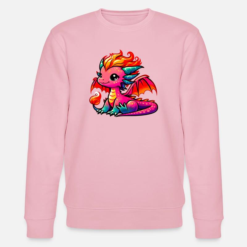 Dragon - Sweat bio CHANGER Stanley/Stella Unisexe - rose pâle
