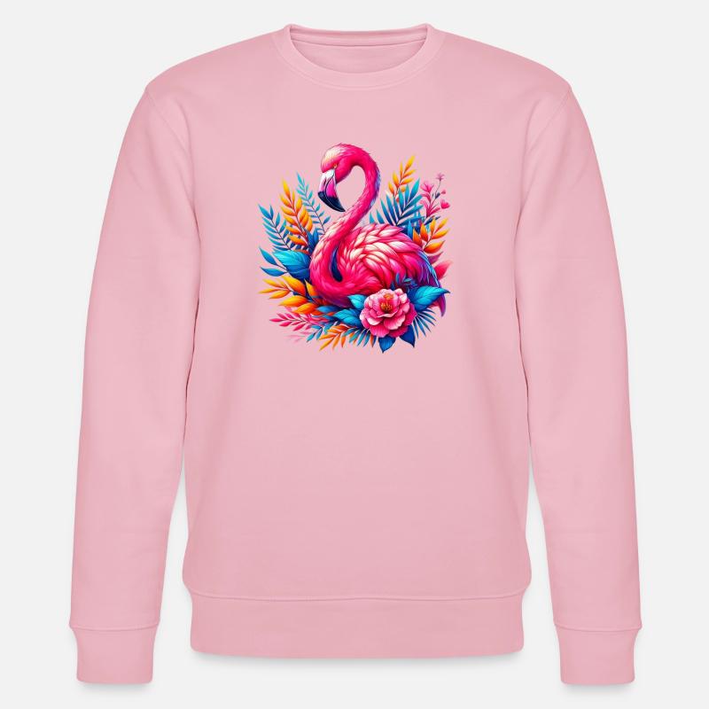 Flamant - Sweat bio CHANGER Stanley/Stella Unisexe - rose pâle