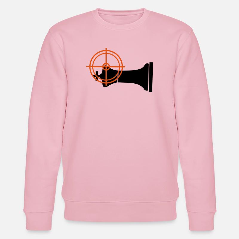 Schachmatt liegend - Stanley/Stella Unisex Bio-Sweatshirt CHANGER  - Hellrosa
