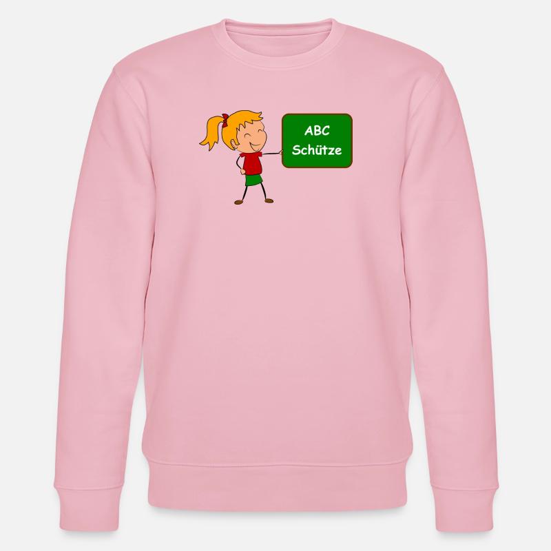 Einschulung ABC Schütze - Stanley/Stella Unisex Bio-Sweatshirt CHANGER  - Hellrosa