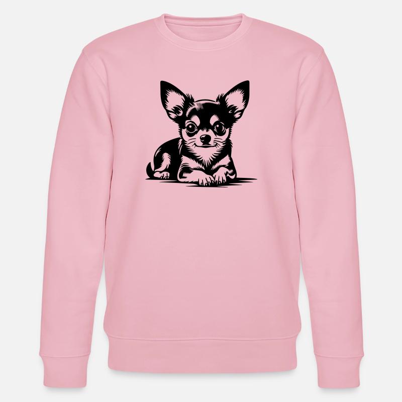 Chihuahua - Stanley/Stella Unisex Bio-Sweatshirt CHANGER  - Hellrosa