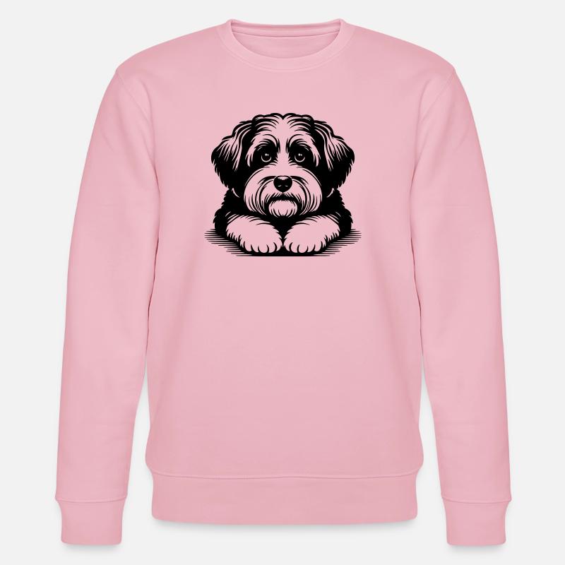 Havaneser - Stanley/Stella Unisex Bio-Sweatshirt CHANGER  - Hellrosa