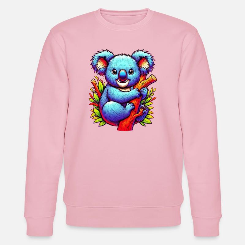 Koala - Stanley/Stella Unisex Bio-Sweatshirt CHANGER  - Hellrosa