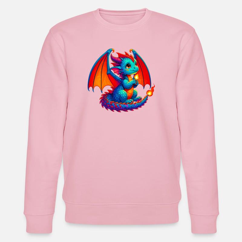 Dragon - Sweat bio CHANGER Stanley/Stella Unisexe - rose pâle