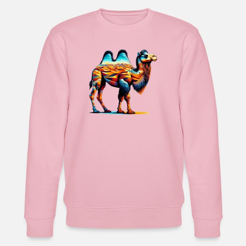 Kamel - Stanley/Stella Unisex Bio-Sweatshirt CHANGER  - Hellrosa