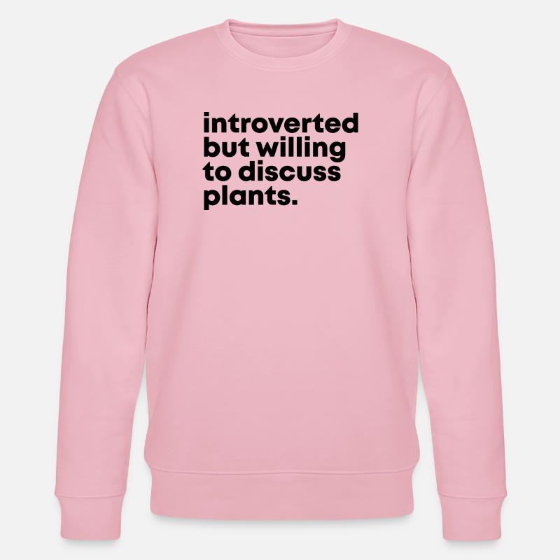 Pflanze - Stanley/Stella Unisex Bio-Sweatshirt CHANGER  - Hellrosa