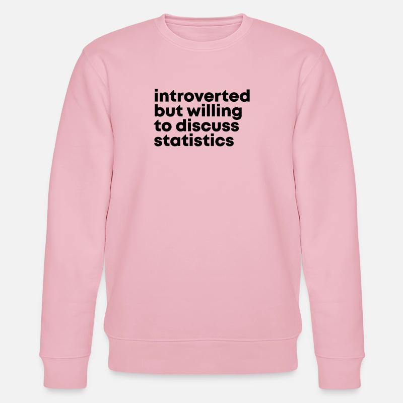 Statistik - Stanley/Stella Unisex Bio-Sweatshirt CHANGER  - Hellrosa