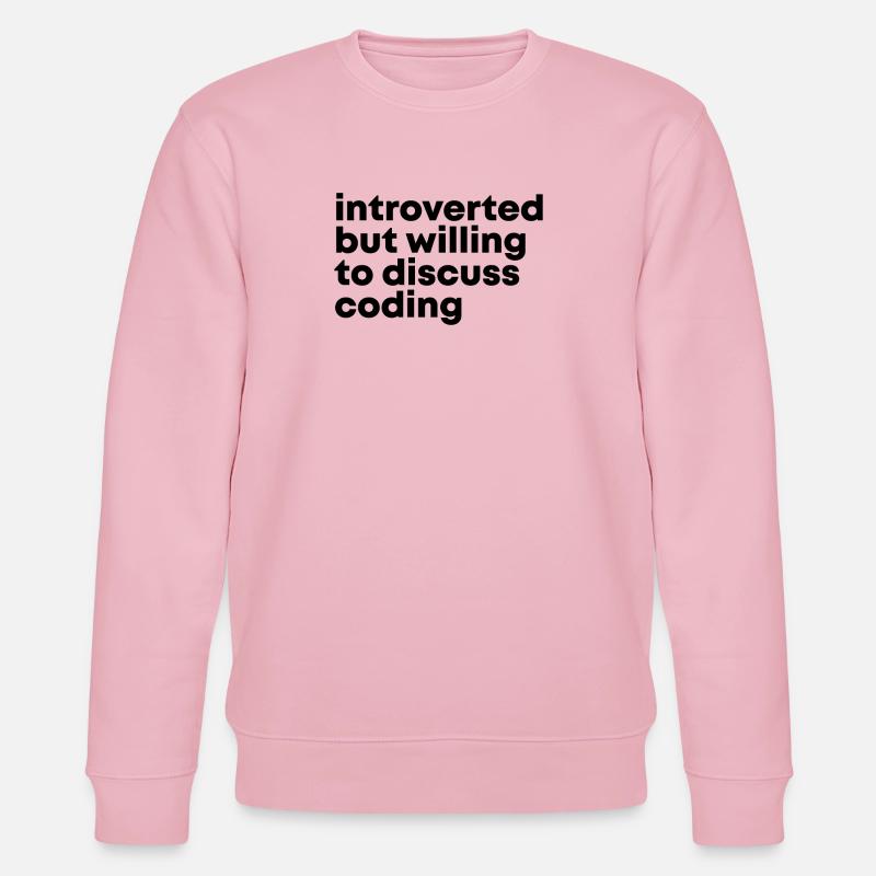 codage - Sweat bio CHANGER Stanley/Stella Unisexe - rose pâle