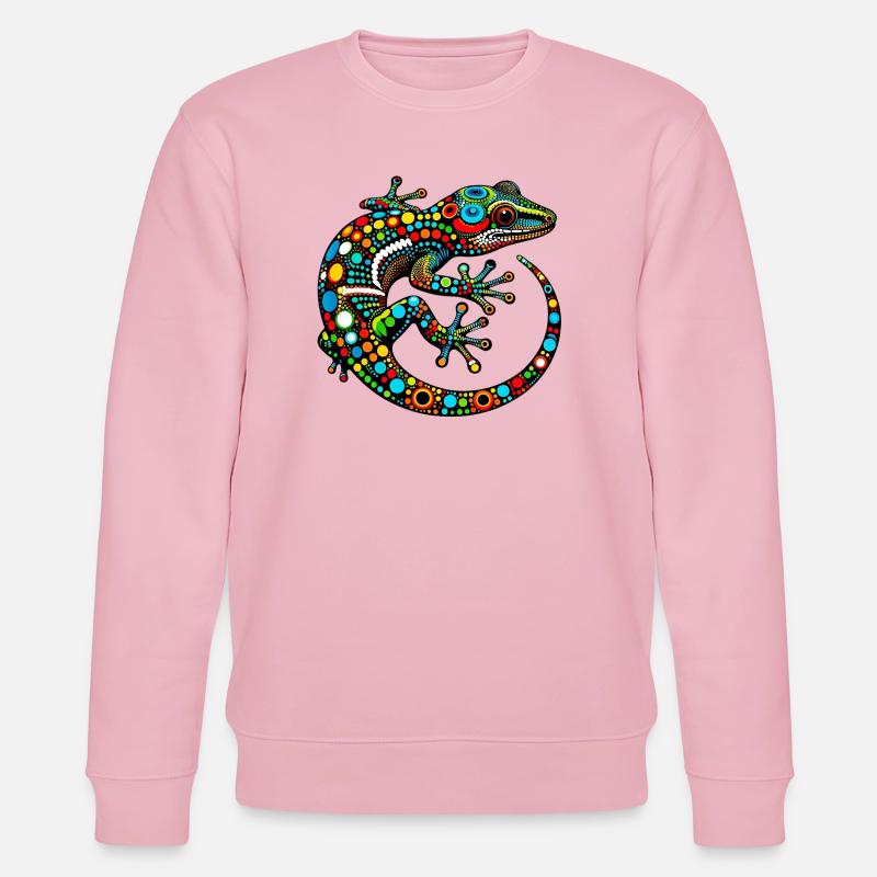 Gecko - Stanley/Stella CHANGER Unisex Organic Sweatshirt - cotton pink