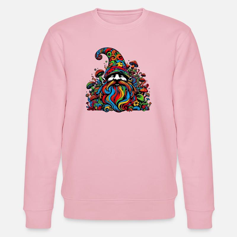 Gnom - Stanley/Stella Unisex Bio-Sweatshirt CHANGER  - Hellrosa