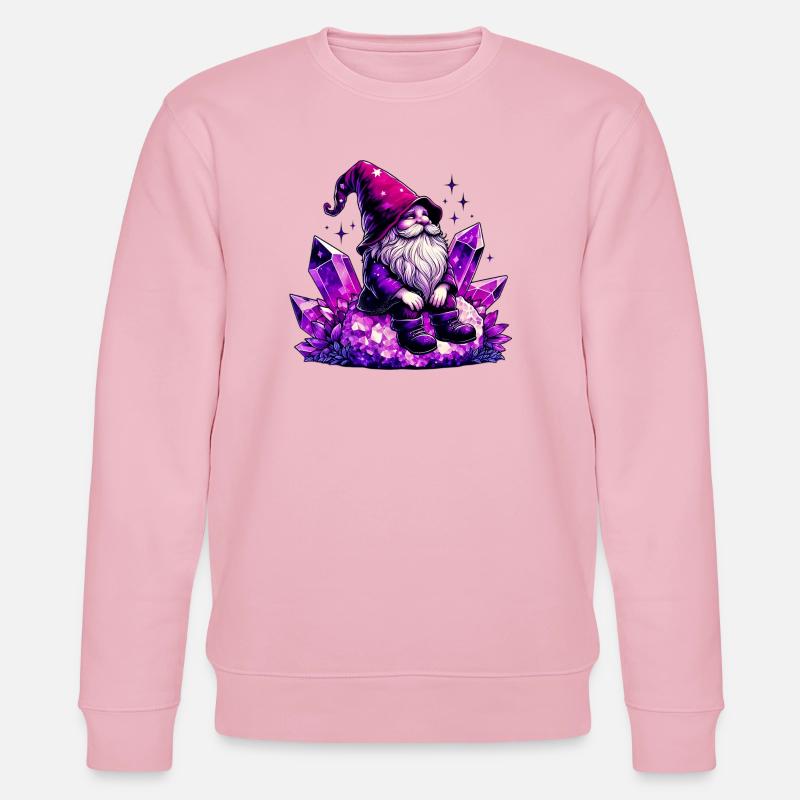 Gnom - Stanley/Stella Unisex Bio-Sweatshirt CHANGER  - Hellrosa