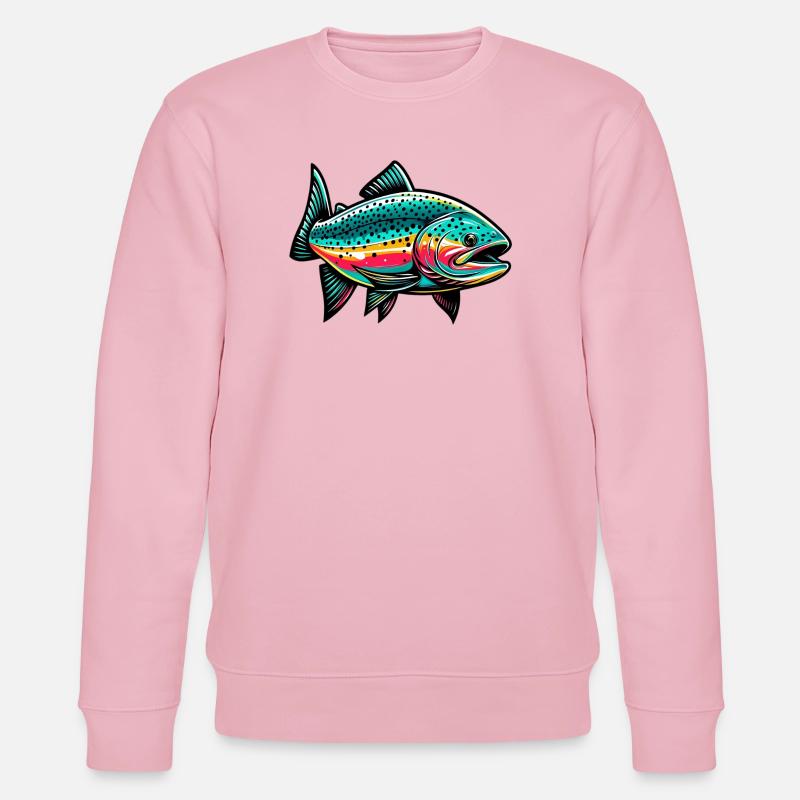 Lachs - Stanley/Stella Unisex Bio-Sweatshirt CHANGER  - Hellrosa