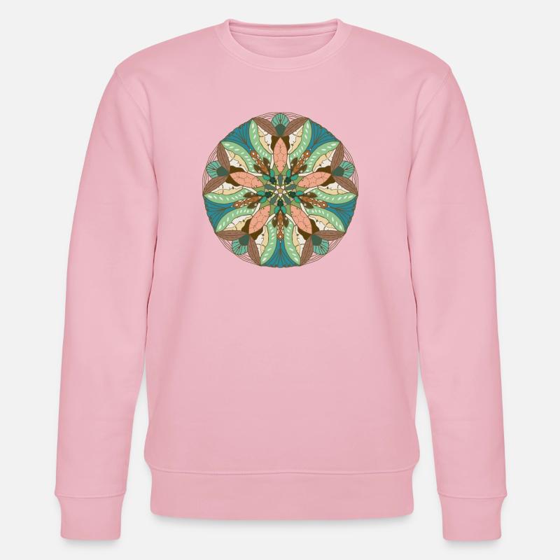 Fisch und Mond (Version II) - Stanley/Stella Unisex Bio-Sweatshirt CHANGER  - Hellrosa