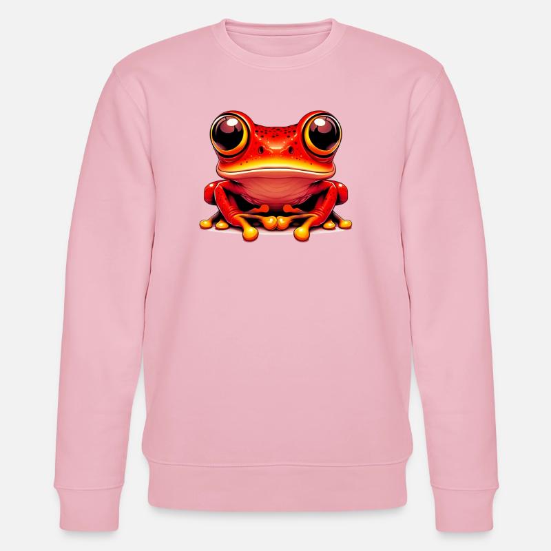 Frosch - Stanley/Stella Unisex Bio-Sweatshirt CHANGER  - Hellrosa