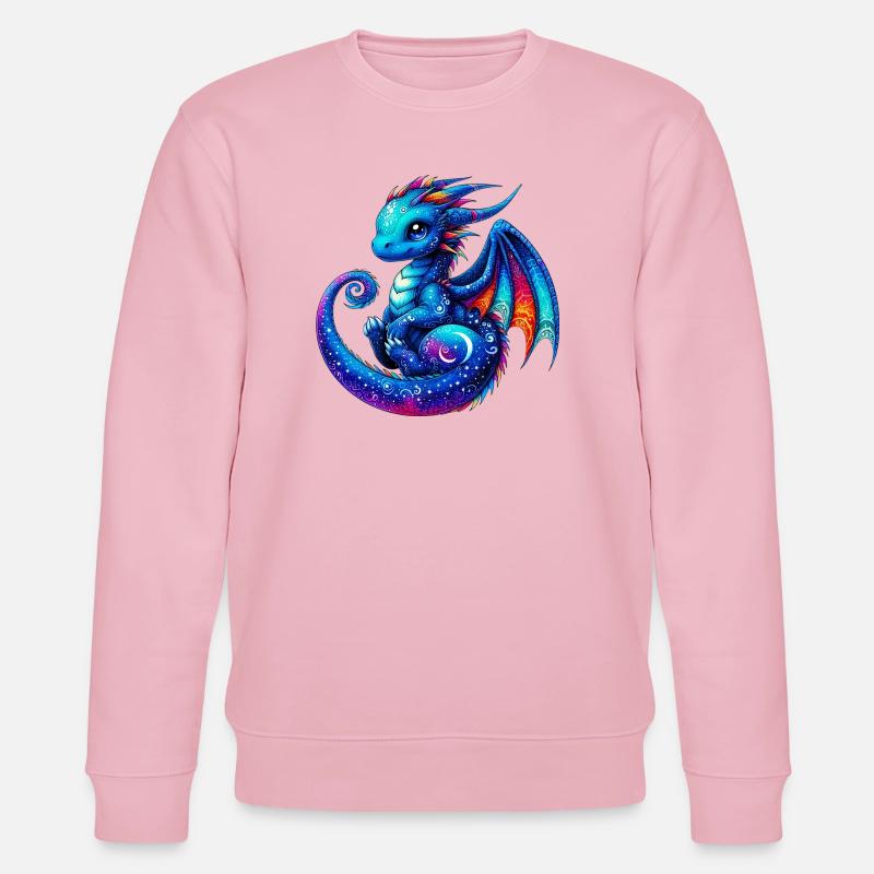 Drache - Stanley/Stella Unisex Bio-Sweatshirt CHANGER  - Hellrosa