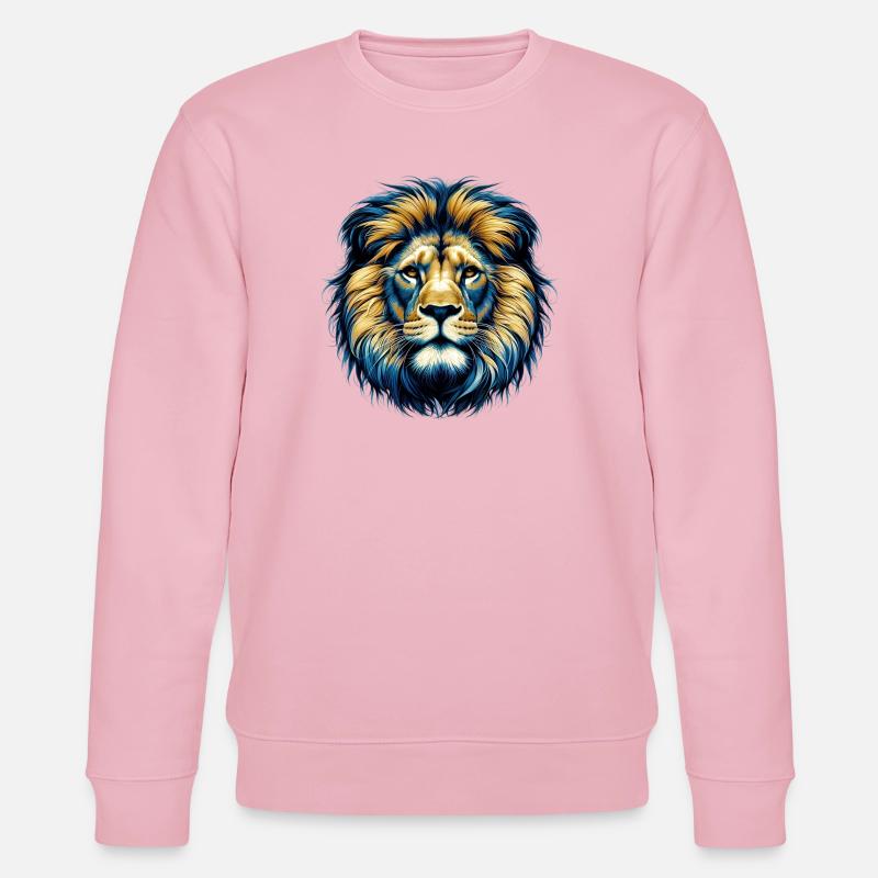 Löwe - Stanley/Stella Unisex Bio-Sweatshirt CHANGER  - Hellrosa
