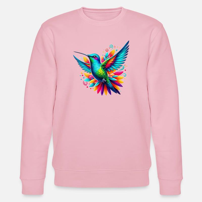 Kolibri - Stanley/Stella Unisex Bio-Sweatshirt CHANGER - Hellrosa