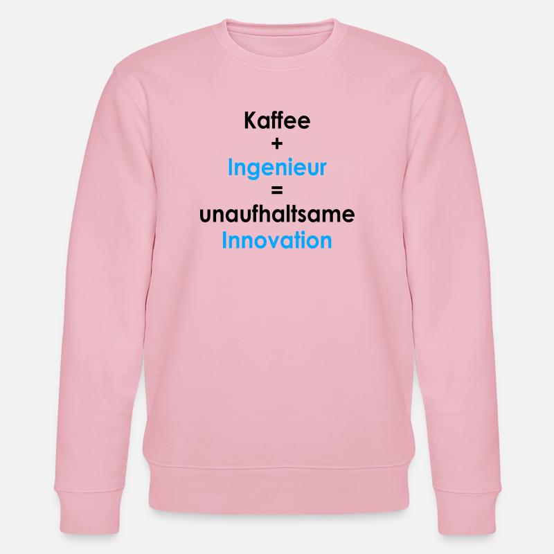 Kaffee gleich Innovation - Stanley/Stella Unisex Bio-Sweatshirt CHANGER  - Hellrosa