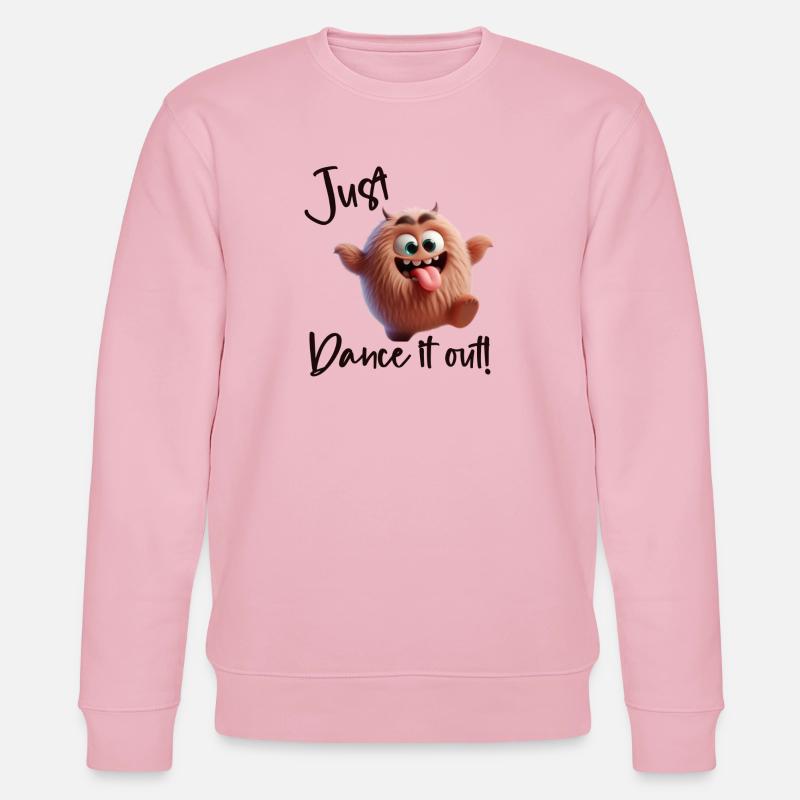 Tanzen Sie es einfach aus! - Stanley/Stella Unisex Bio-Sweatshirt CHANGER - Hellrosa