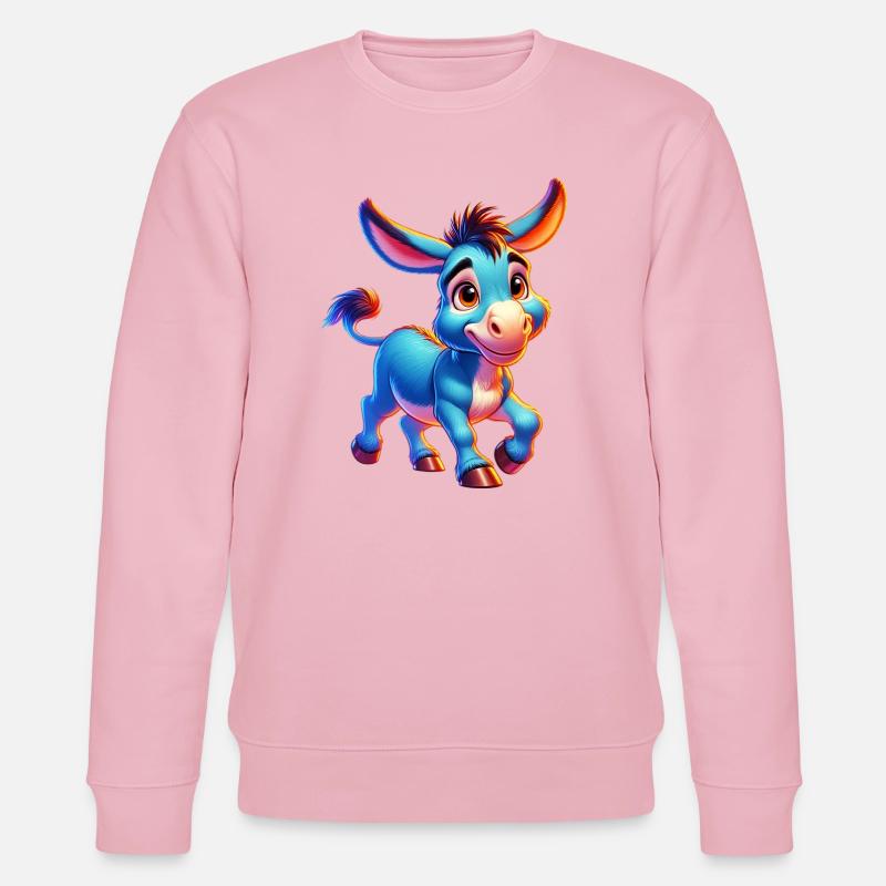 Esel-Maultier - Stanley/Stella Unisex Bio-Sweatshirt CHANGER  - Hellrosa