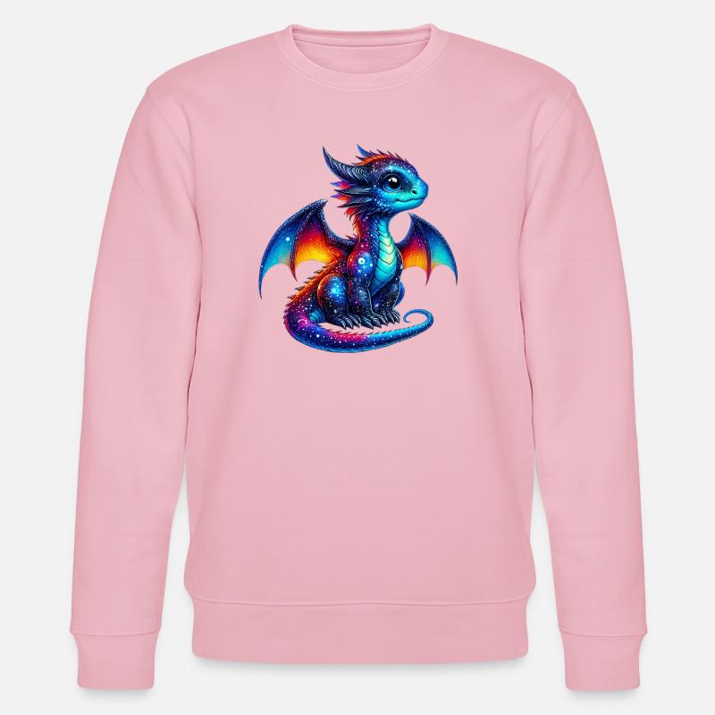 Dragon - Stanley/Stella CHANGER Unisex Organic Sweatshirt - cotton pink