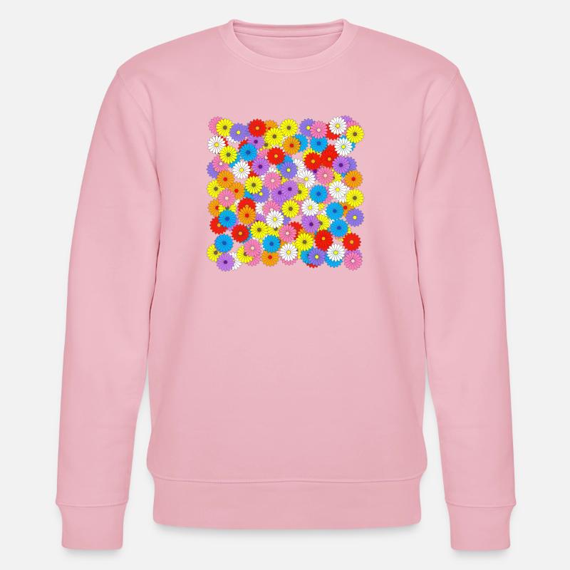 Blumenmeer - Stanley/Stella Unisex Bio-Sweatshirt CHANGER  - Hellrosa